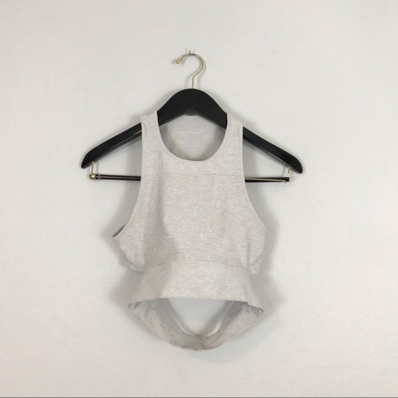 Outdoor Voices XS Crop Top Cream Gray - Picture 4 of 9